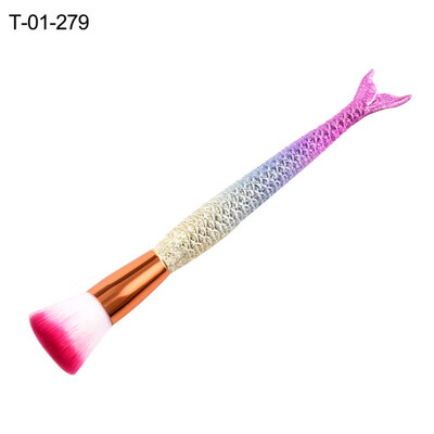 

Fashion Mermaid Tail Handle Soft Smooth Brush Women Face Makeup Cosmetic Tool