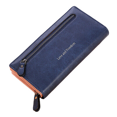

Women Lady Faux Leather Wallet Long Clutch Bag Card Holder Zipper Purse Handbag