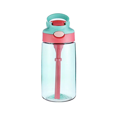 

Siaonvr Flip Led Straw Water Drink Bottle Sport Hydration Cycling Hiking Camping Tritan
