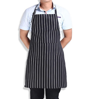 

Kitchen Accessories Cooking Plaid Stripe Half Polyester 1 Pockets Apron