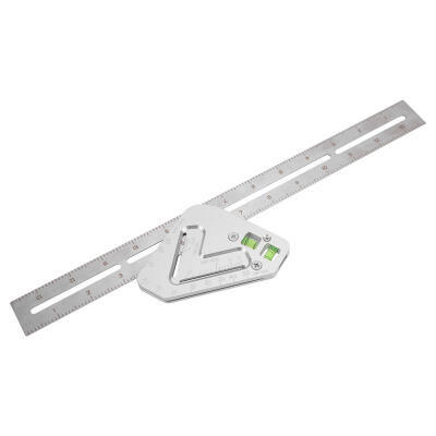 

Greensen Multi-function Stainless Steel Woodworking Combination Square Angle Triangular Level Ruler