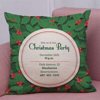 

Tailored New Christmas Cotton Linen Pillow Case Sofa Cushion Cover Home Decor