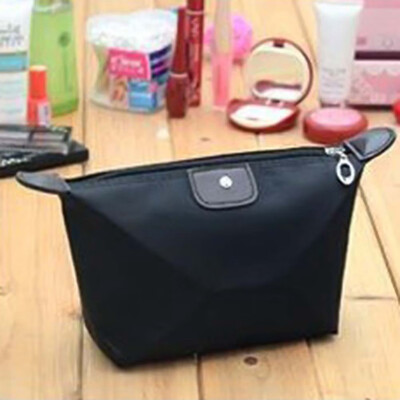 

1Pcs Retro Candy Color Dumplings Storage Bag makeup bag womens Waterproof Cosmetic Bag Portable Travel Bag