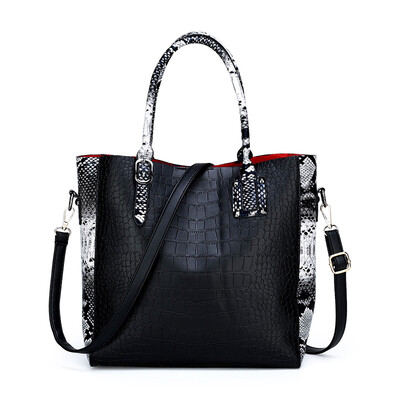 

Ms big bag new Korean version of the stone pattern diagonal cross package fashion large capacity portable tote bag tide