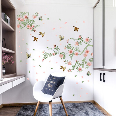 

〖Follure〗Flower And Bird Wardrobe Living Room Dining Room Bedroom Background Wall