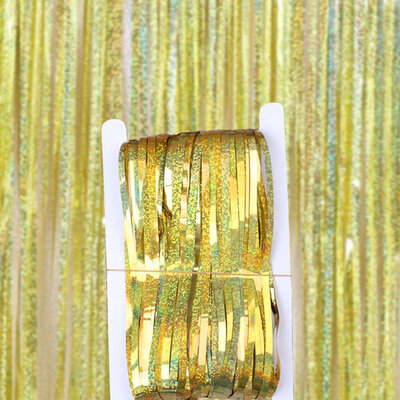

3  Glitter Foil Fringe Tinsel Shimmer Curtain Door Wedding Birthday Party Baby Shower Decor Christmas Party Backdrop