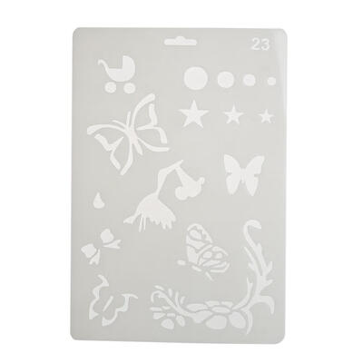 

Theme Lace Ruler Template DIY Photo Album Draw Tool Crane&Butterfly