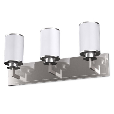 

235" 3-Light LED Vanity Fixture Brushed Nickel Wall Sconces