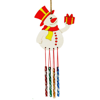 

〖Follure〗Creative wind bell for Christmas white wood wind bell