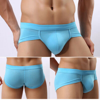 

New Mens Seamless Low Waist Briefs Short Boxers Pants Thongs Underwear Underpant