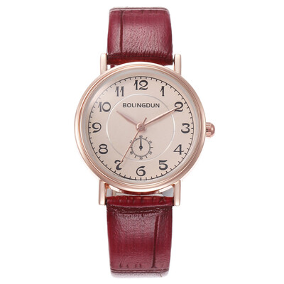 

High Quality Women Watches Roman Numeral Dial Ladies Quartz Wristwatch Fashion Leather Strap Casual Clock Dress Reloj Mujer