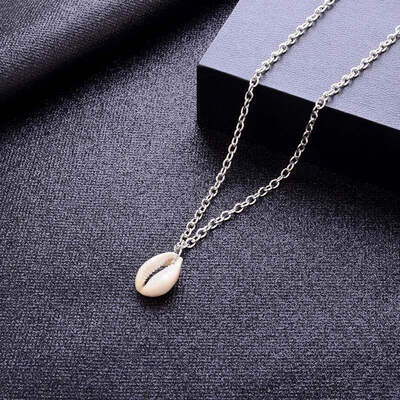 

Bohemian Natural Sea Shell Cowrie Necklace For Women Choker Rope Chain Gold Shell Collar Concha Necklaces Beach Summer Jewelry