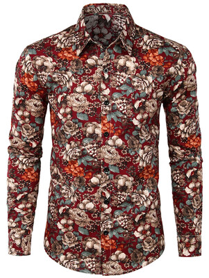 

Floral Print Casual Shirt