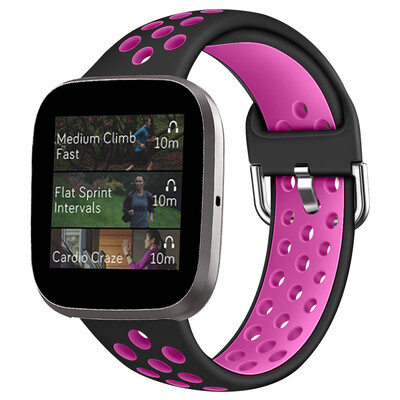 

ECSEM Bands for Fitbit Versa 2VersaSoft Silicone Replacement Band for Fitbit Versa Air Hole Wristband Strap for Women Men, ECSEM Bands for Fitbit VersaSoft Silicone Replacement Band for Fitbit Versa Air Hole Wristband Strap for Women Men