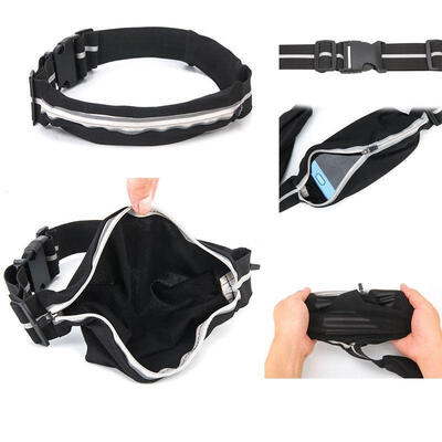 

Running Waist Belt Bag Travel Waterproof Fanny Pouch Pack Sport Wallet Money Bum