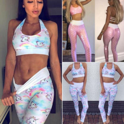 

Womens Yoga Workout Pants Skinny Gym Running Fitness Leggings Athletic Clothes