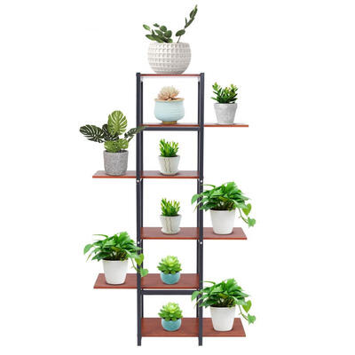

Greensen Multi-layer Plant Book Antique Stand Holder Shelf Flower Rack Home