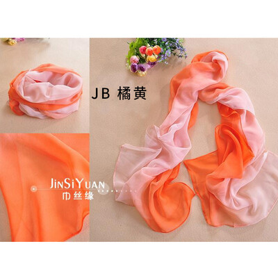 

2017 summer new gradient chiffon scarf cycling sunscreen silk scarf rainbow beach towel wholesale