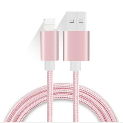 

USB Cable For iPhone Xs Max Nylon Braided Fast Data Charging Cable For iPhone X 8 7 6 6s Plus 5 5s SE Mobile Phone Cable