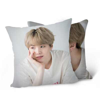 

Kpop BTS White Valentine Square Throw Pillow Cover Pillowcase Photo Printing Double Side