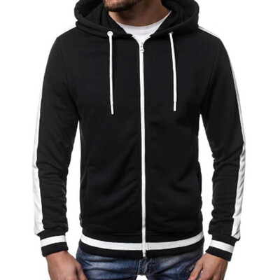 

Men Autumn Hoodie Zip Up Jacket Sweatshirt Hooded Top Casual Sports Coat Outwear