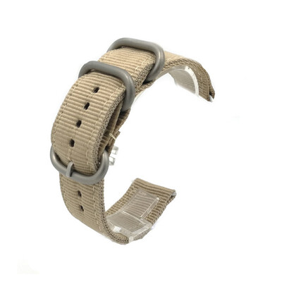 

Watch Band Strap 2 Joints Nylon Breathable Washable Thick Ring Pin Buckled Wristband Lightweight Wristwatch Bands Replacement
