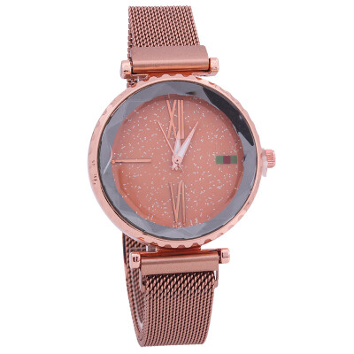 

Magnet magnet strap starry sky ladies fashion trend new student personality quartz watch