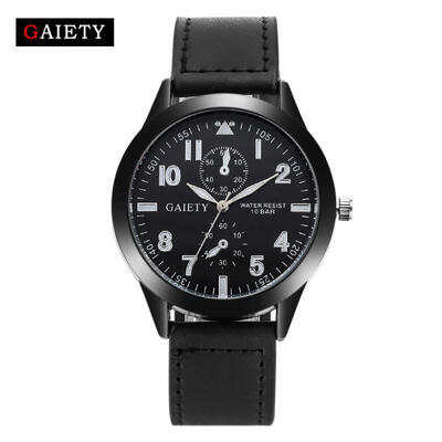 

Casual Mens 42cm Quartz Watch With Leather Watch Band Fashion Luxury Wrist Watch For Men