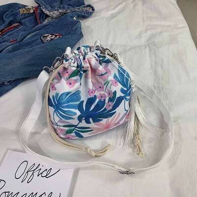 

Tailored Women 2019 New Printing Crossbody Bag Retro Shoulder Bag Fashion Bucket Bag