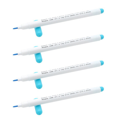 

4 pcs Colorful Stitch Water-soluble Ink Marker Erasable Pen Buckle DIY Marker Pen Art Sewing Tools Accessory