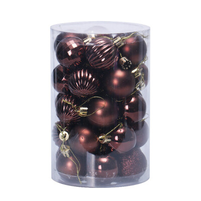 

34pcs 6cm Christmas Tree Decoration Ball Decoration Christmas Party Hanging Ball Assorted Set Christmas Tree Decoration Orname