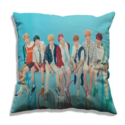 

KPOP BTS Bangtan Boys LOVE YOURSELF Answer Pillowcase Cute Character Print Pillow Case Hot Gift for Fans