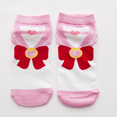 

1 Pair Anime Sailor Moon Socks Luna Artemis Diana Cats Women Cotton Blend Hot