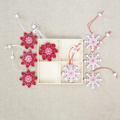 

12Pcs Set Christmas Decorations Creative Mini DIY Pendant Xmas Tree Ornaments