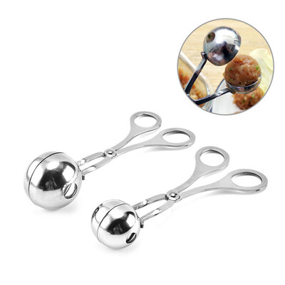 

Gobestart 2 PCS -Stick Meat Ballers Stainless Steel Meat Baller Tongs