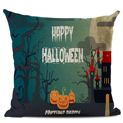 

Halloween Multi Designs Decorative Throw Pillow Cover Square Pillow Case With Zipper for Home Bar Halloween Hot Selling Supplies