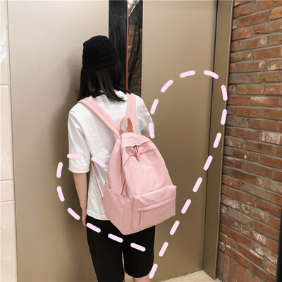 

Retro-Gusen shoulder bag female canvas Korean version of high school students ins campus simple&ancient girl bag