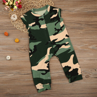 

Newborn Infant Baby Boys kid Romper Camouflage Jumpsuit Clothes Outfit Sunsuit
