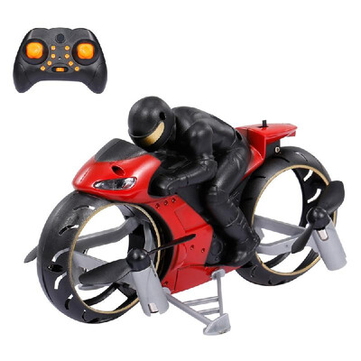 

RC Drone 2 in 1 RC Stunt Drone Motorcycle Mini RC Quadcopter 24G Land Air Dual Playing Drone for Kids Christmas Birthday Gift for