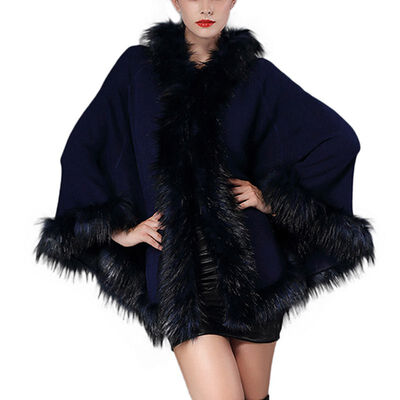 

Winter new fashion faux fur coat jacket with hood