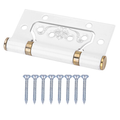 

Greensen Stainless Steel Door Hinge Ball Bearing Hardware Flat Open with Screws Home Doors Replacement