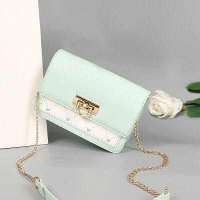 

Summer ins super hot little girl Chaohua version of the 2009 Chao Korean Baitao Chain Girls Single Shoulder Slant Bag Fashion