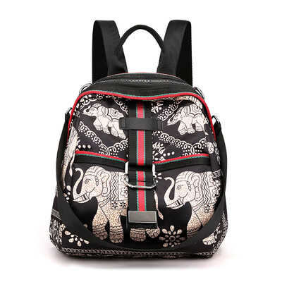 

Oxford shoulder bag womens Korean fashion 100-pack schoolbag travel canvas small backpack womens bag
