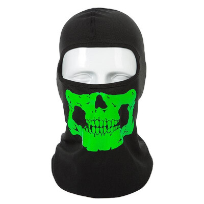 

Human Bone Mask Face Motorcycle Face Mask Headwear Full Face Motorcycle Bicycle Mask Snowmobile Neck Balaclava Hat