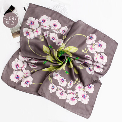 

2018 new satin small square scarf stewardess professional small scarf wild lady scarf scarves hair band FJ097