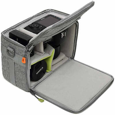

Sagitar statin BD04D dual SLR camera shoulder bag double open position bearing a machine four mirror