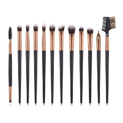 

12pcs Eye Makeup Brushes Set Cosmetics Brush Eye Shadow Concealer Eyebrow Foundation Powder Liquid Cream Blending Brushes