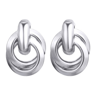 

ZA Jewelry Metal Drop Dangle Earrings For Women Geometric Round Leaf Vintage Statement Earrings Wedding Party Gifts Bijoux Punk