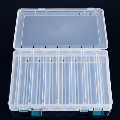 

Saidsome Plastic Compartments Fishing Lure Bait Hook Tackle Storage Box Case Container fishing bait fishing lure