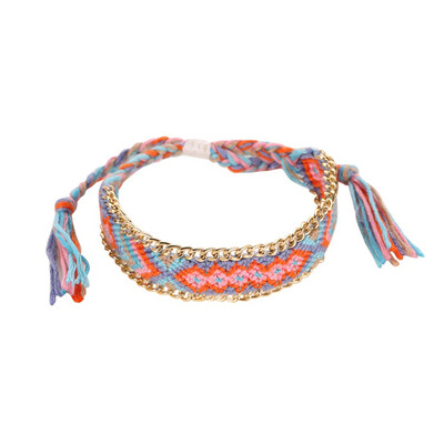 

Woven Rope String Hippy Boho Embroidery Cotton Friendship Bracelets For Women